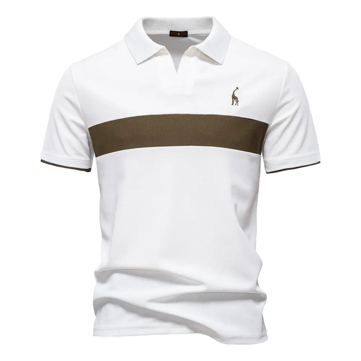 Savona Luxury Stripe Polo Shirt