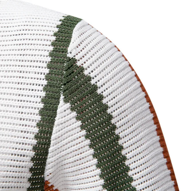 Riviera Striped Knit Polo Shirt