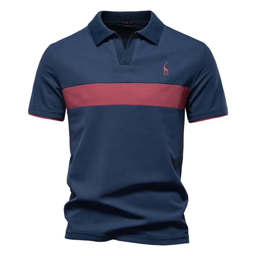 Savona Luxury Stripe Polo Shirt