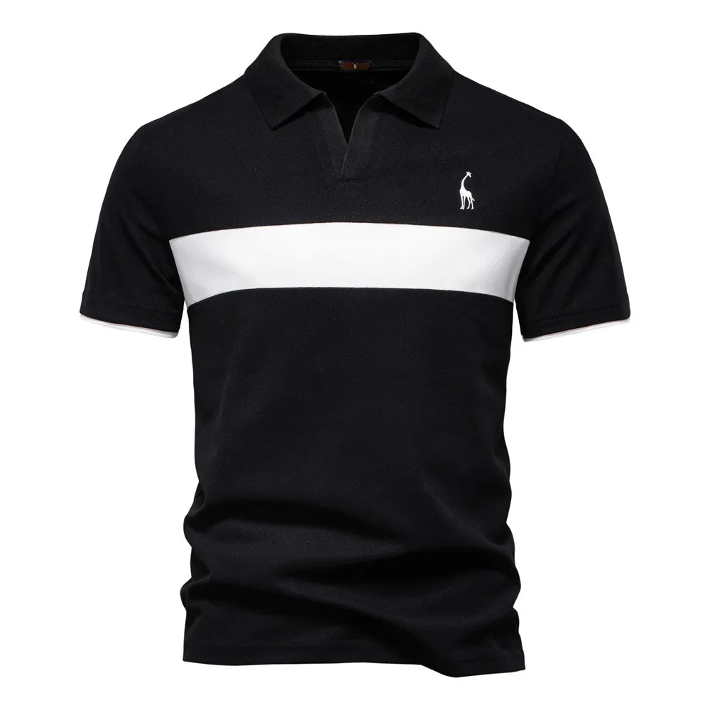 Savona Luxury Stripe Polo Shirt