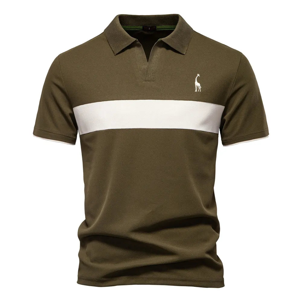Savona Luxury Stripe Polo Shirt