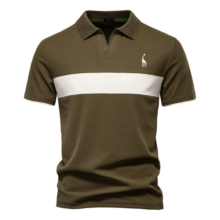 Savona Luxury Stripe Polo Shirt