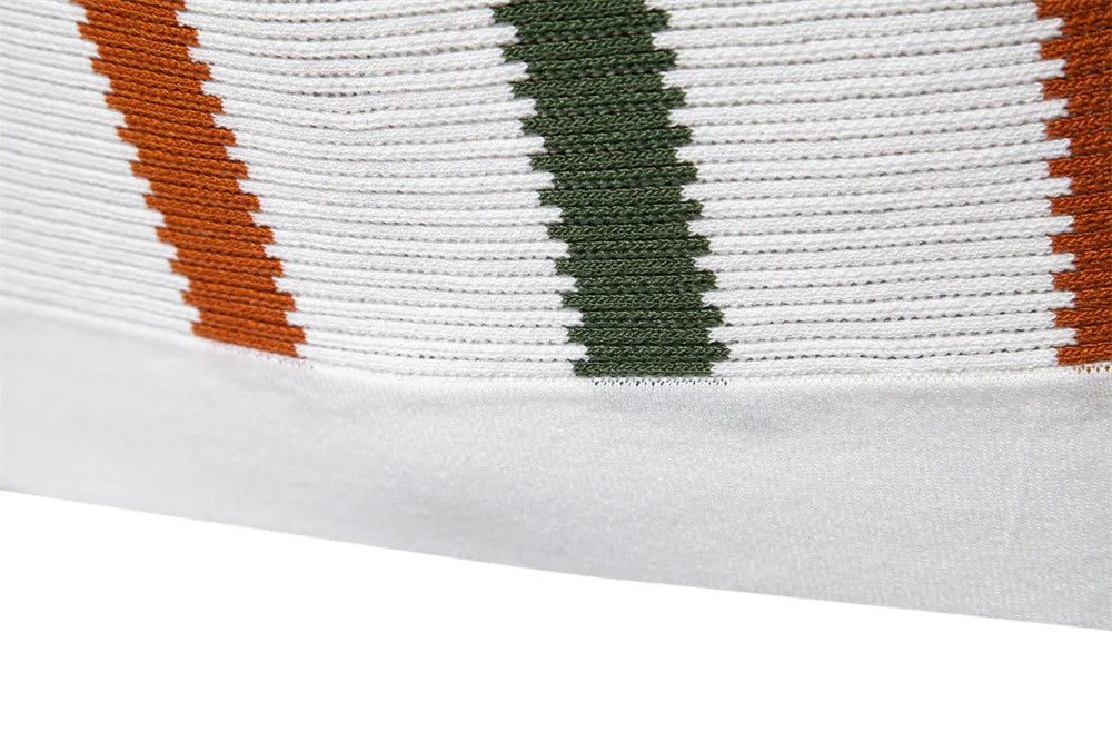 Riviera Striped Knit Polo Shirt