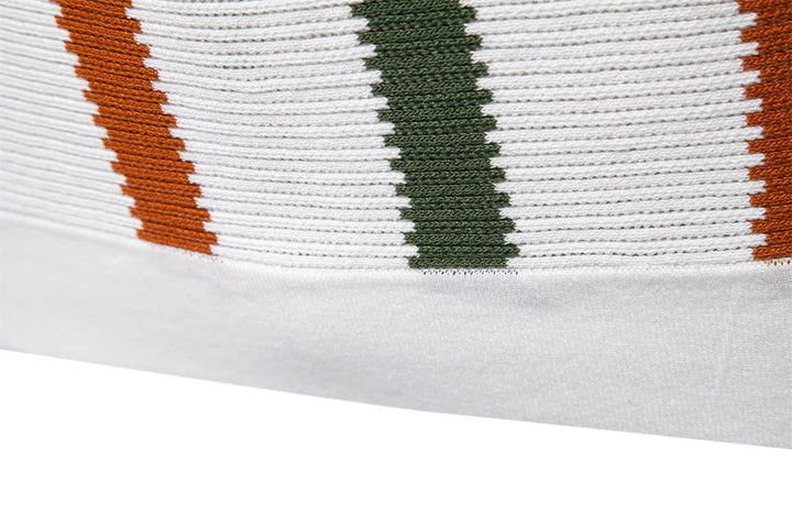 Riviera Striped Knit Polo Shirt