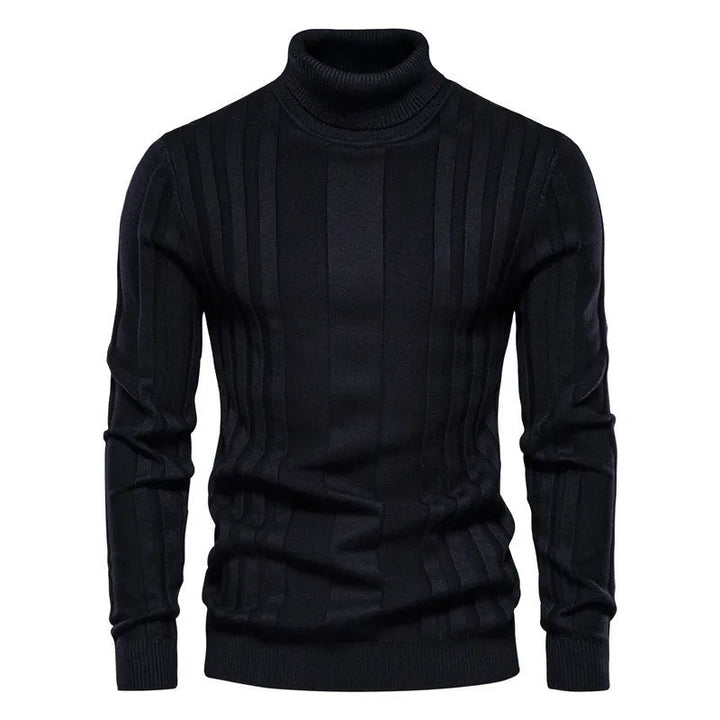Oxford – Textured Knit Turtleneck