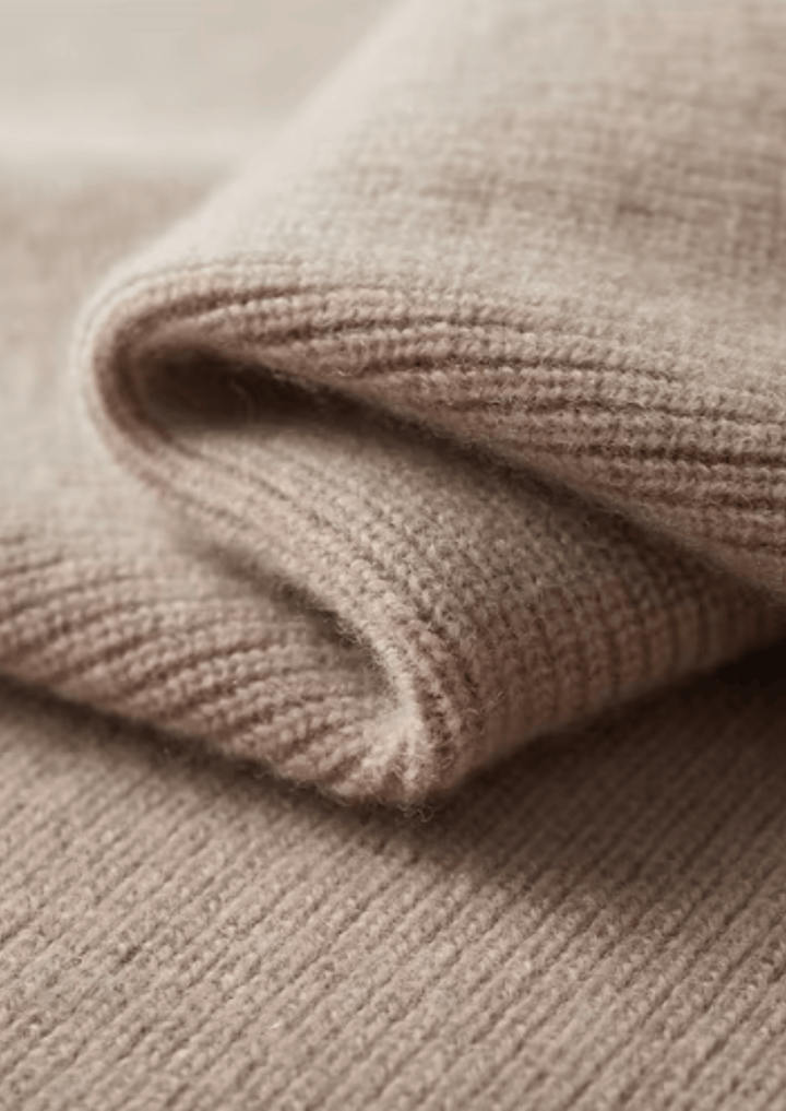 TWO TONE ZIPPER SWEATER POLO