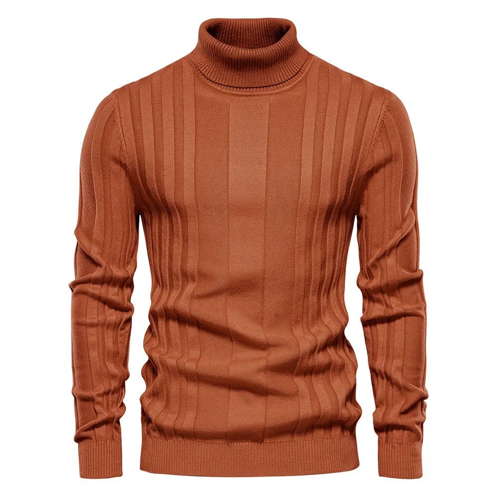 Oxford – Textured Knit Turtleneck