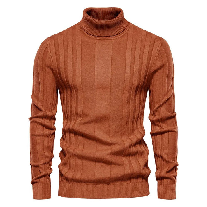 Oxford – Textured Knit Turtleneck