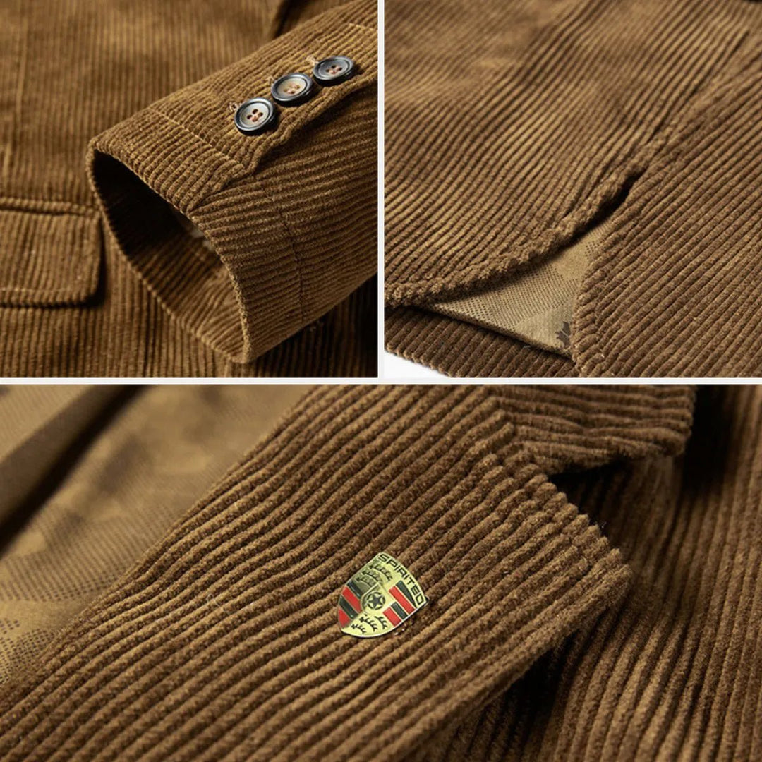 Kensington – Corduroy Blazer - Logo