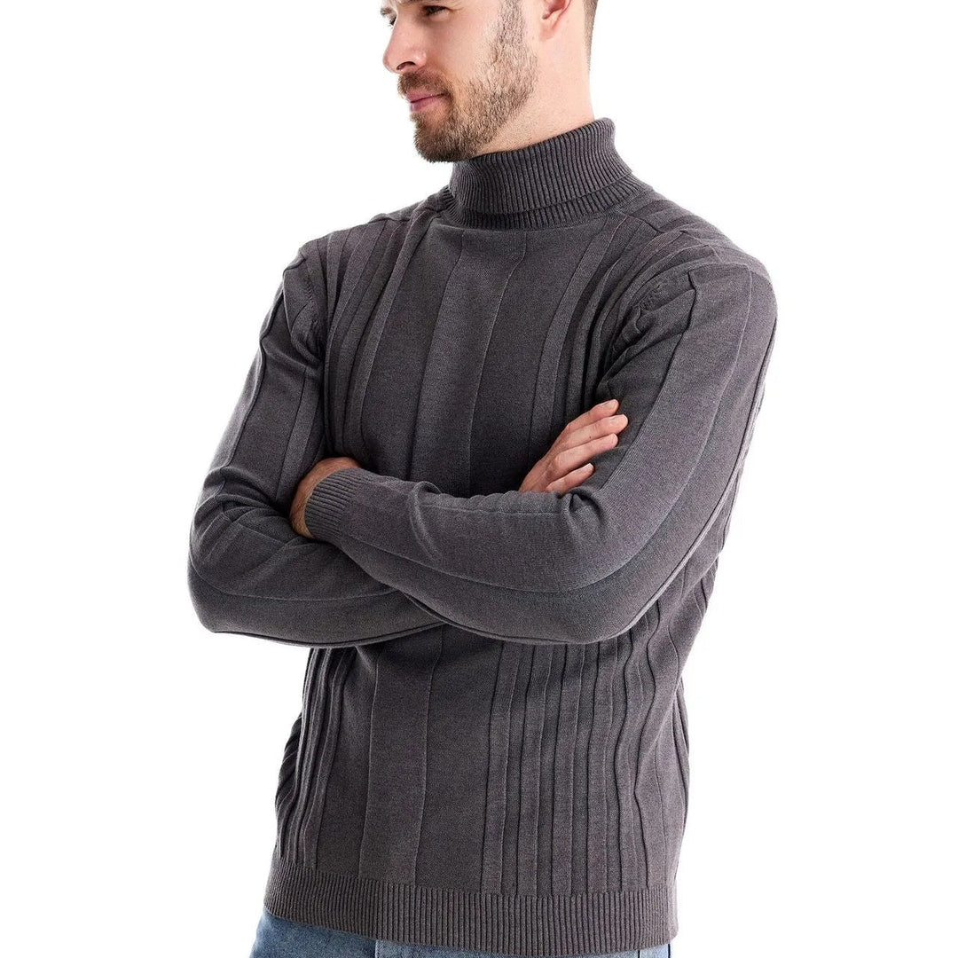Oxford – Textured Knit Turtleneck