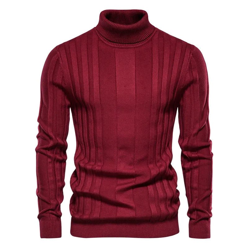 Oxford – Textured Knit Turtleneck