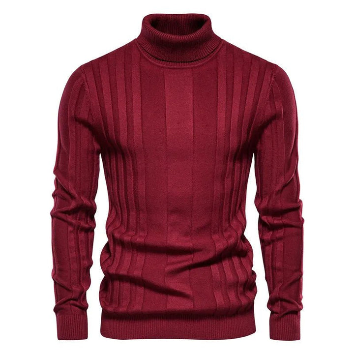 Oxford – Textured Knit Turtleneck